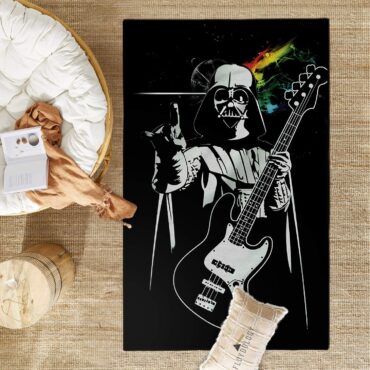 Funny Pink Floyd Darth Vader The Dark Side of the Death Star Rug Funny Pink Floyd Darth Vader The Dark Side of the Death Star Rug