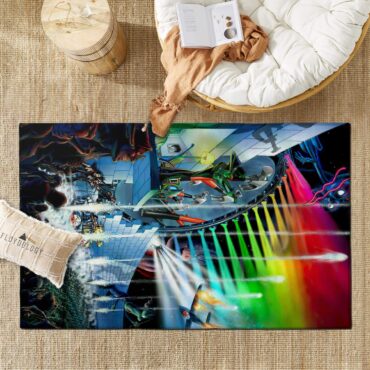 Interestellar Show Pink Floyd Colorful Rug