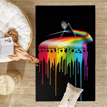 Pink Floyd Dripping Darkside Rug Pink Floyd Dripping Darkside Rug