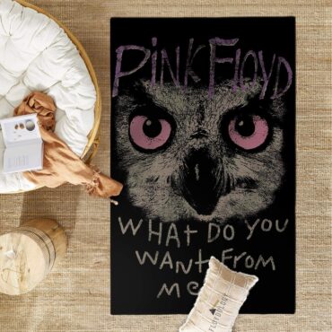 Pink Floyd Owl What Do You Want From Me Rug