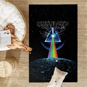 The Dark Side Of The Moon Attack Earth - Pink Floyd Rug