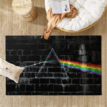 The Dark Side Of The Moon In The Wall Art Pink Floyd Rug The Dark Side Of The Moon In The Wall Art Pink Floyd Rug