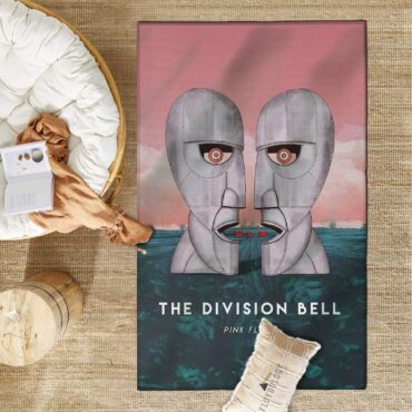 The Division Bell Illustration Pink Floyd Rug The Division Bell Illustration Pink Floyd Rug