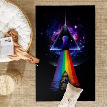 The Endless River x Dark side of the moon Pink Floyd Rug