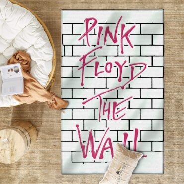 The Wall Typography Pink Floyd Rug The Wall Typography Pink Floyd Rug