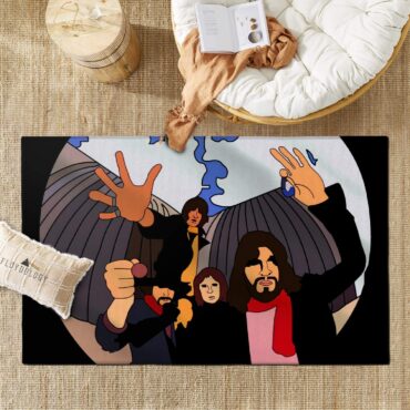 Pink Floyd Fish Eye Lense Rug