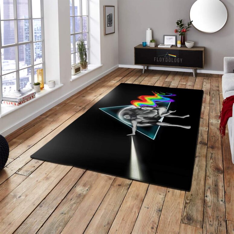 Adam Eva Dark Side Of The Moon Pink Floyd Rug