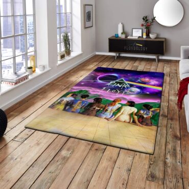 Album Illustration DSOTM Pink Floyd Rug
