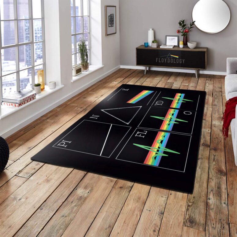 Dark Side Of The Moon 50th Prism Heart Beat Pink Floyd Rug Dark Side Of The Moon 50th Prism Heart Beat Pink Floyd Rug