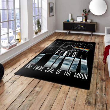 Dark Side Of The Moon Pink Floyd Rainbow Prism Rug