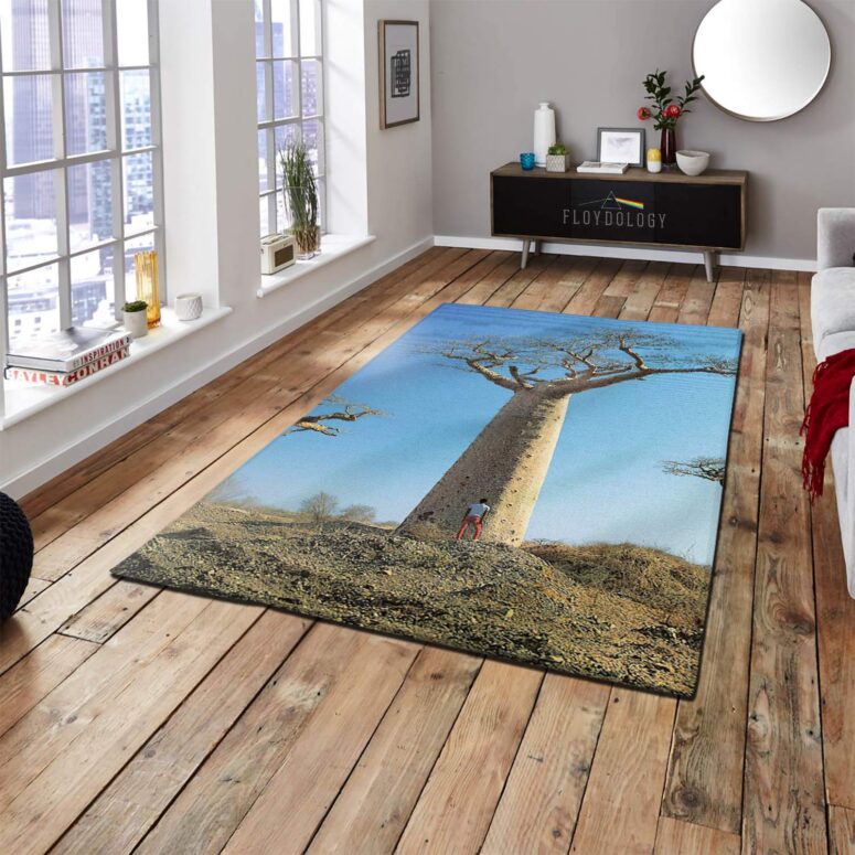 Delicate Sound of Thunder Back Cover 1988 Pink Floyd Rug