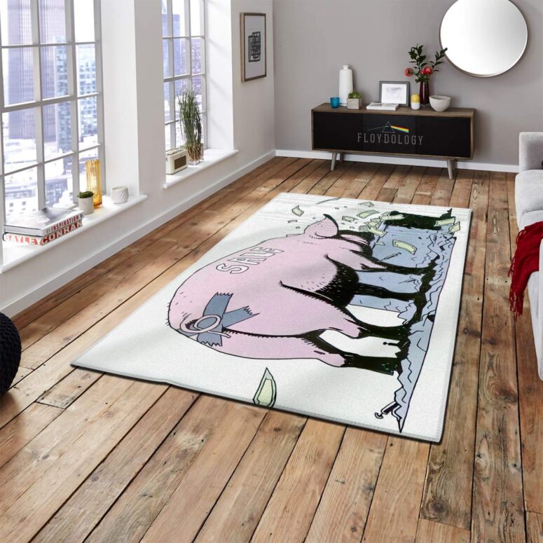 Flying Pig Wish You Were Here Sale Pink Floyd Rug