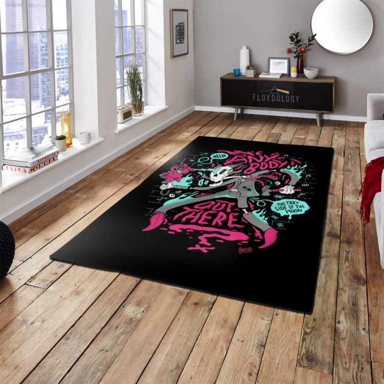 Is there anybody out there Fan Art Pink Floyd Rug