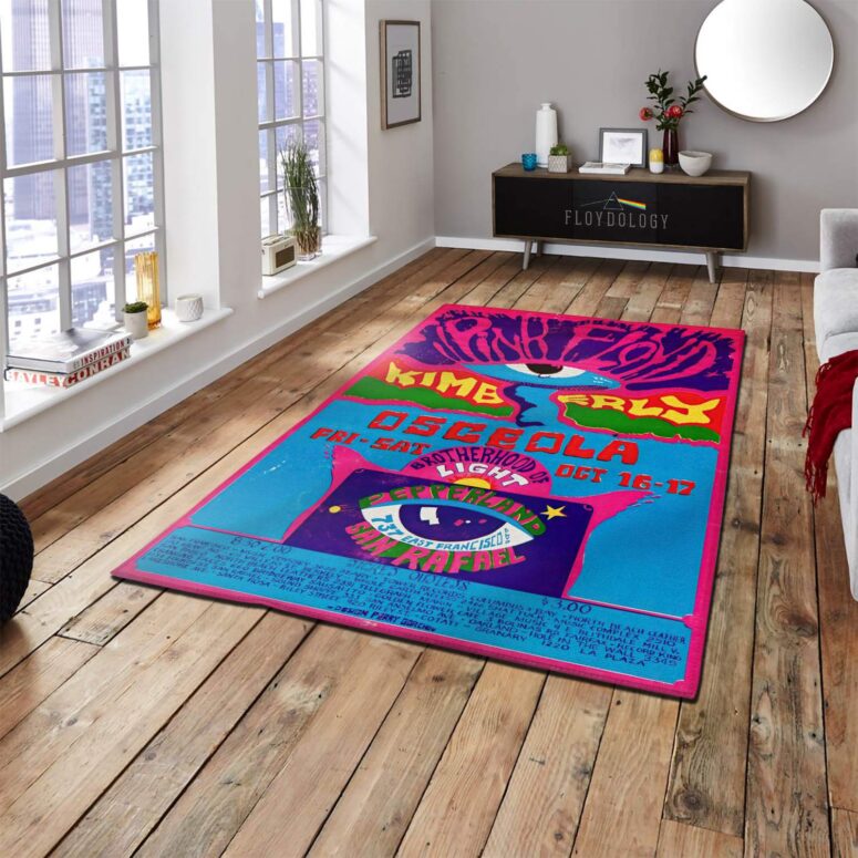 Kimberly Osceola Pepperland San Rafael Pink Floyd Rug Kimberly Osceola Pepperland San Rafael Pink Floyd Rug