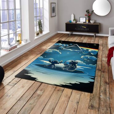 Lilo And Stitch Starry Sky Dark Side Of The Moon Pink Floyd Rug