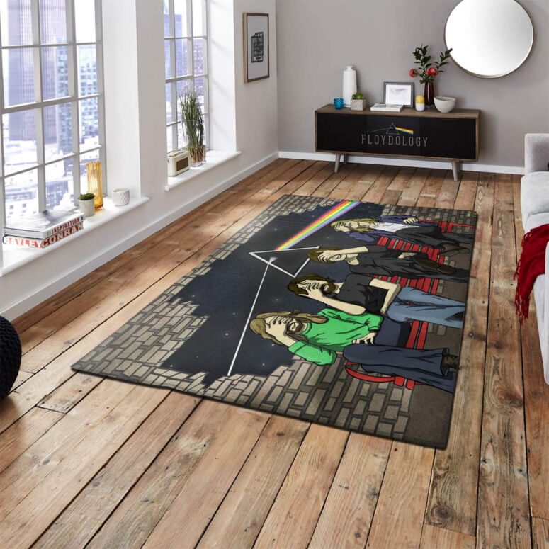 Pink Floyd Facepalm Rug