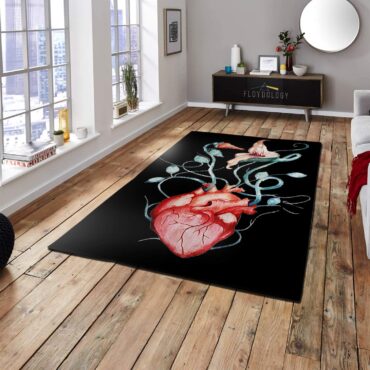 Pink Floyd Love Flowers Pink Floyd Rug
