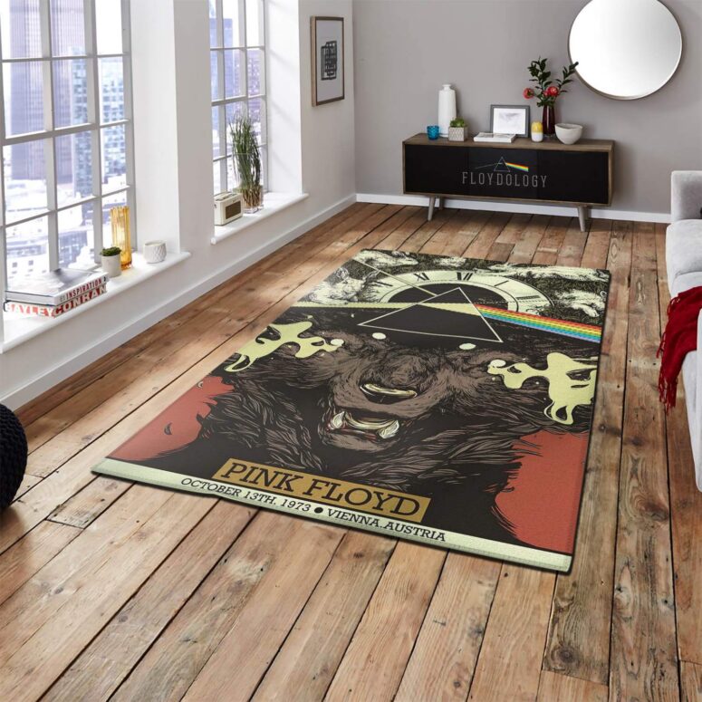 Pink Floyd October 13 1973 Vienna Austria Rug Pink Floyd October 13 1973 Vienna Austria Rug