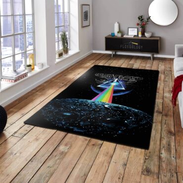 The Dark Side Of The Moon Attack Earth - Pink Floyd Rug