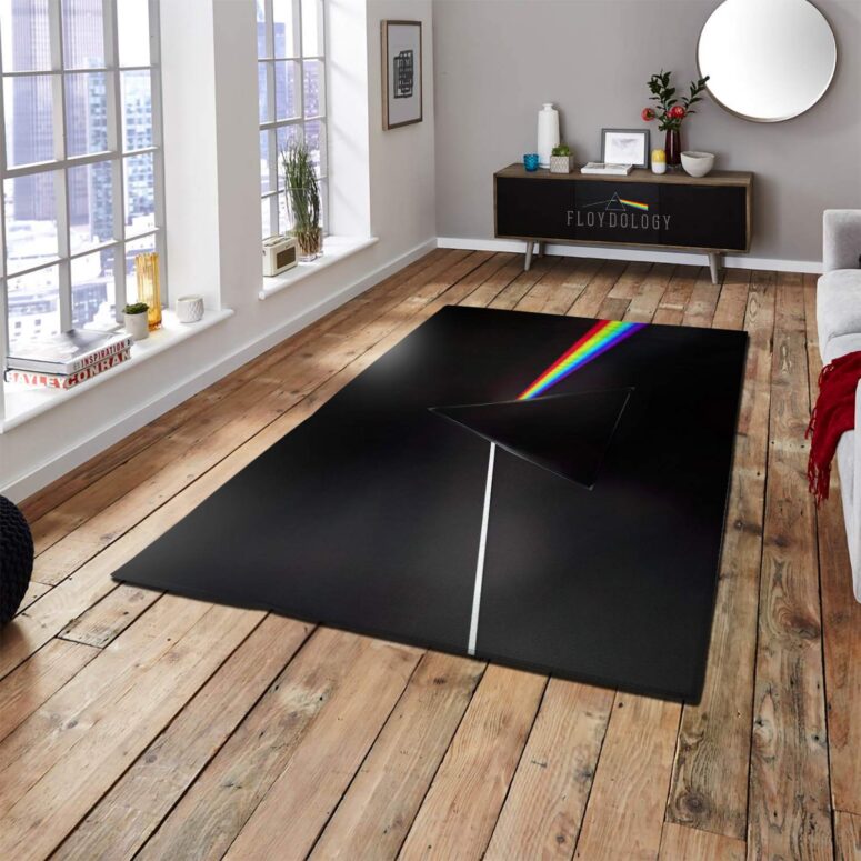 The Dark Side of the Moon Illustrator Pink Floyd Rug