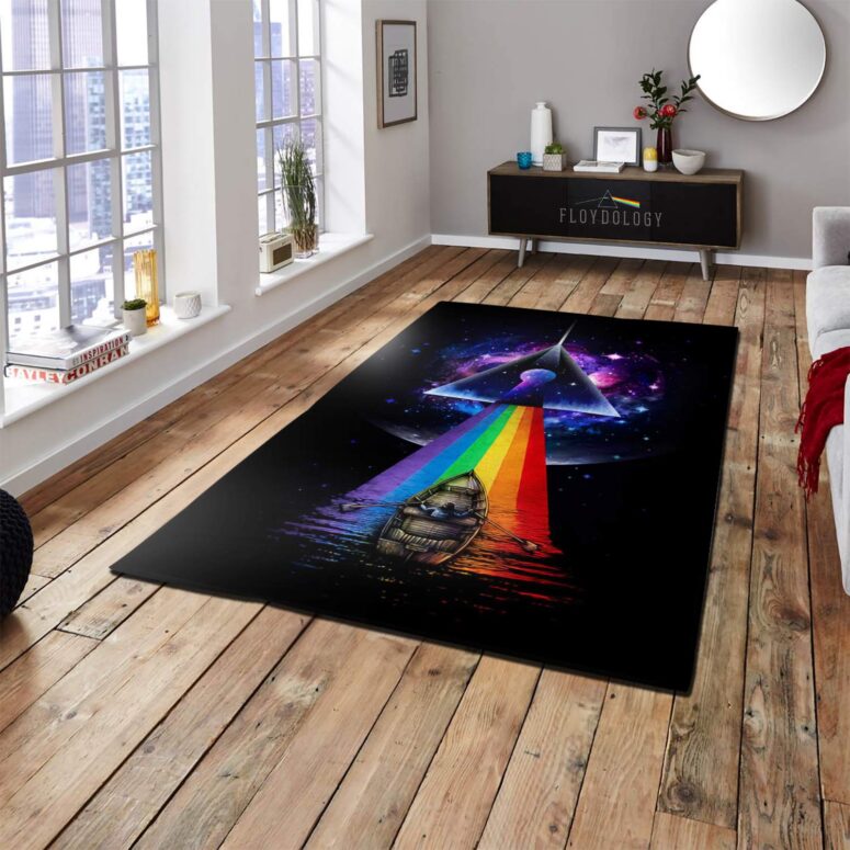 The Endless River x Dark side of the moon Pink Floyd Rug