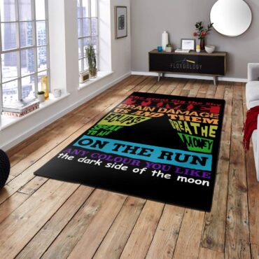 The Great Gig in the Sky Time DSOTM On the Run Breathe Pink Floyd Album Rug
