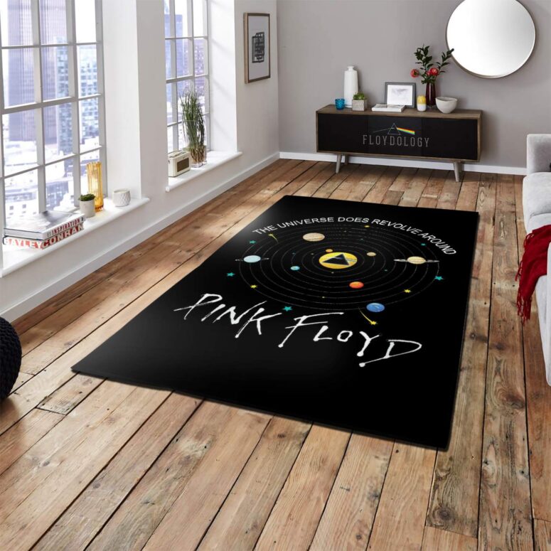 The Universe does Revolve Around Pink Floyd Rug The Universe does Revolve Around Pink Floyd Rug