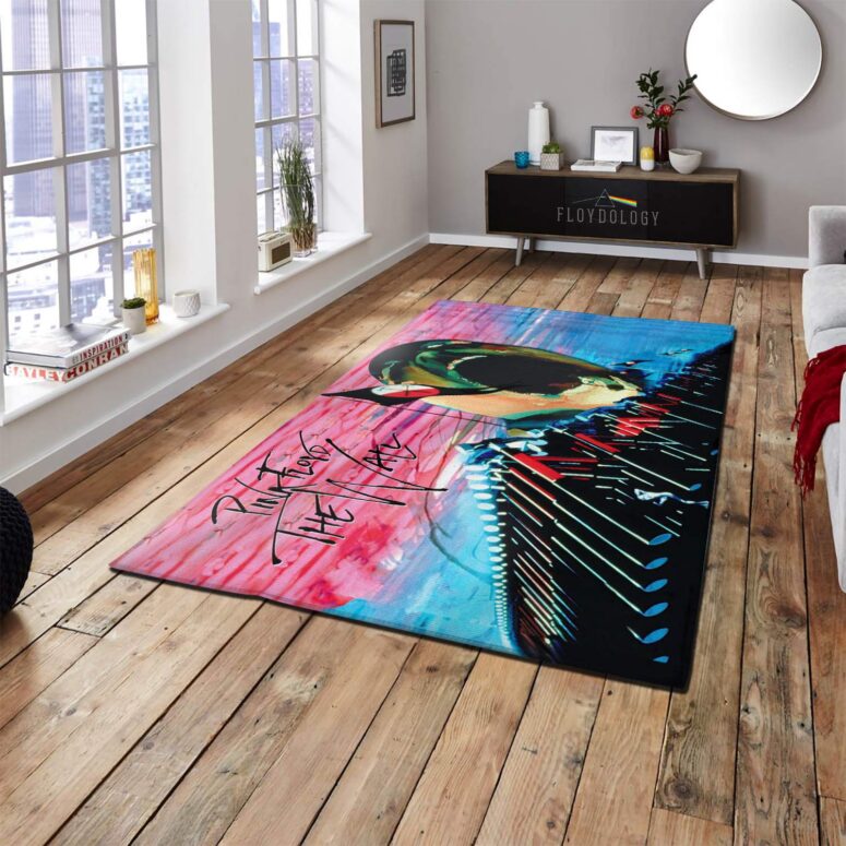 The Wall Hammers and Scream Pink Floyd Rug