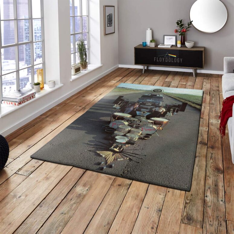 Ummagumma Back Cover 1969 Pink Floyd Rug