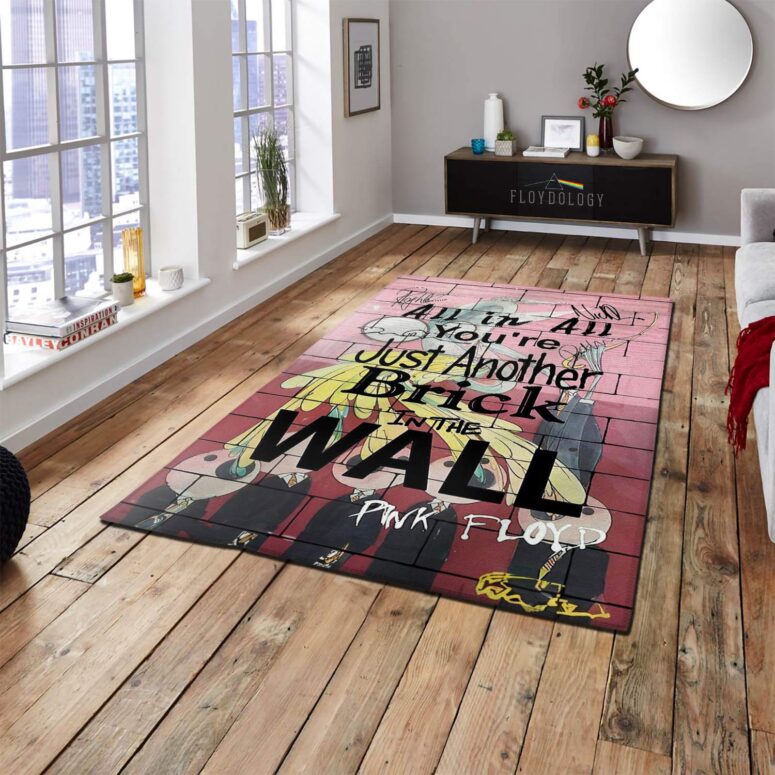 You Are Just Another Brick In The Wall Signature Pink Floyd Rug You Are Just Another Brick In The Wall Signature Pink Floyd Rug
