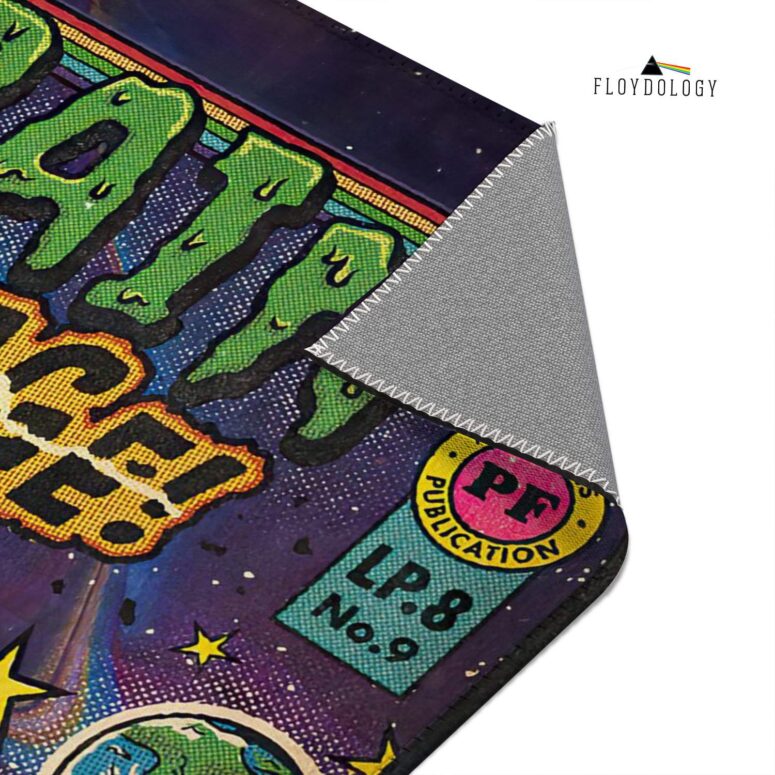Brain Damage DSOTM Vintage Pop Art Pink Floyd Rug
