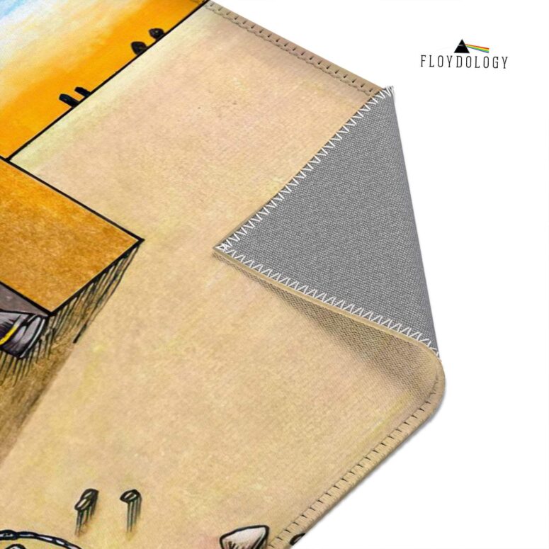 Shine on you Crazy Diamond Digital Painting Pink Floyd Rug
