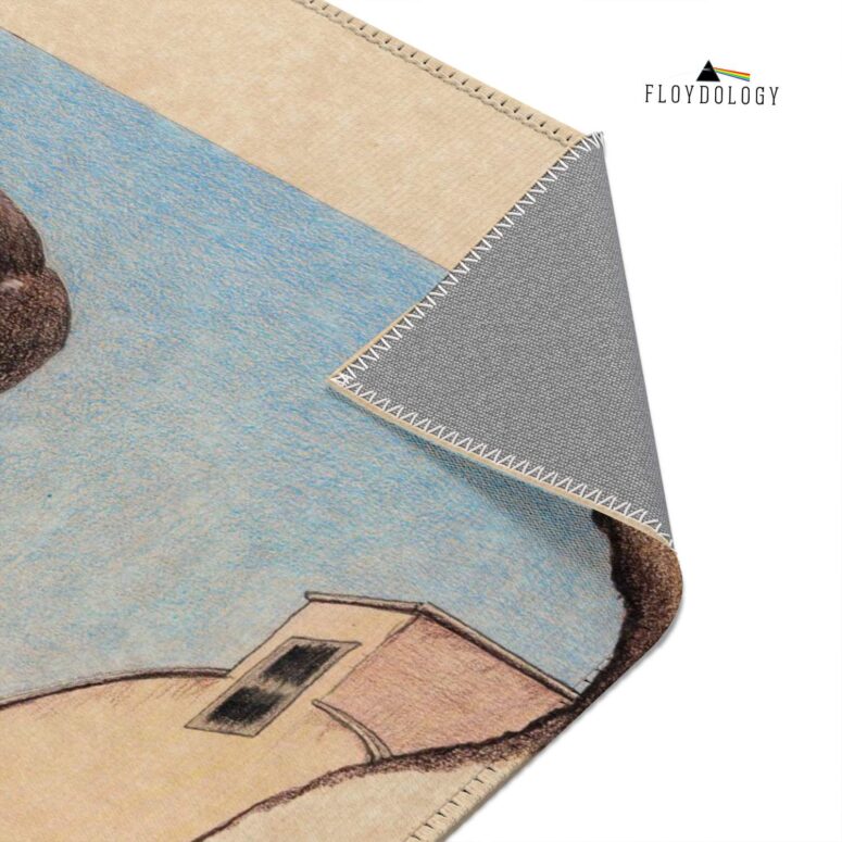 Welcome to the Machine Illustration Wish You Were Here Pink Floyd Rug