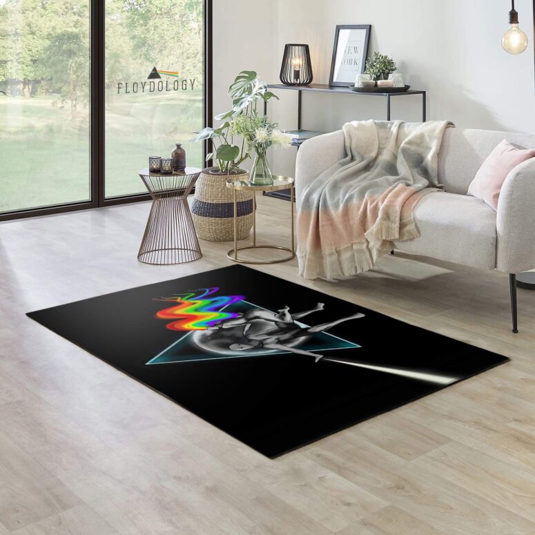 Adam Eva Dark Side Of The Moon Pink Floyd Rug