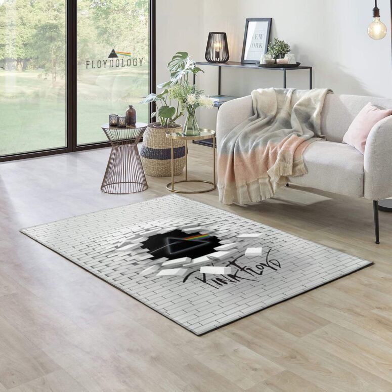 Brick In The Wall 3D Pink Floyd Rug