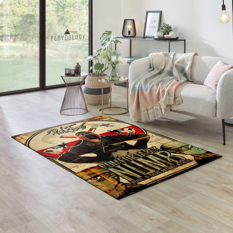 Comfortably Numb Hello Is there anybody in there Pink Floyd Rug Comfortably Numb Hello Is there anybody in there Pink Floyd Rug