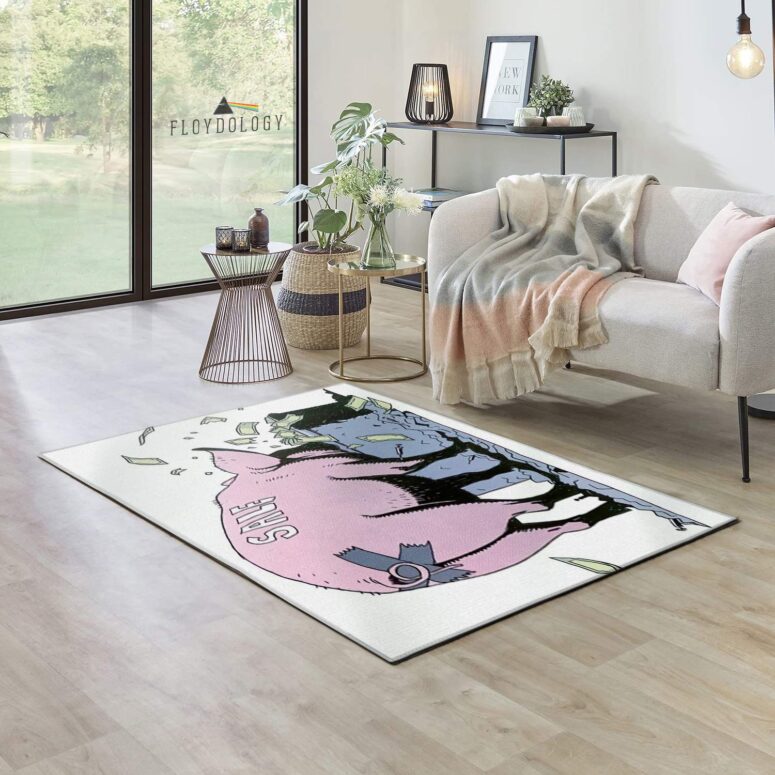 Flying Pig Wish You Were Here Sale Pink Floyd Rug