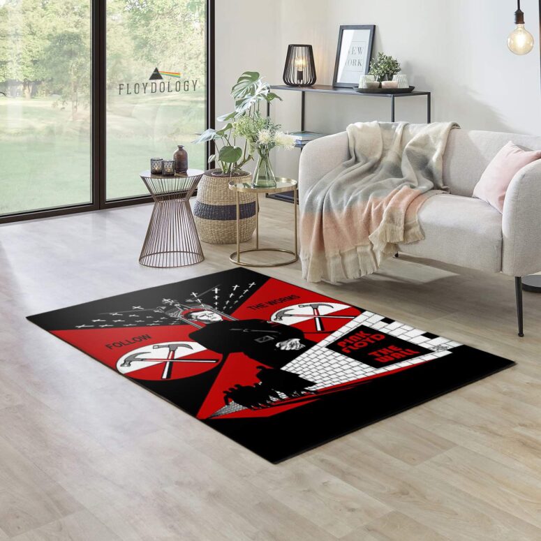Follow The Worms The Wall Pink Floyd Rug