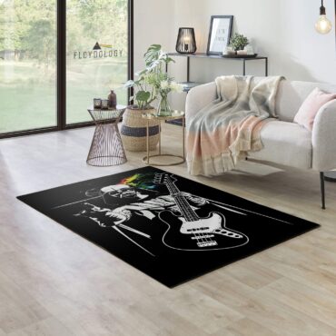 Funny Pink Floyd Darth Vader The Dark Side of the Death Star Rug