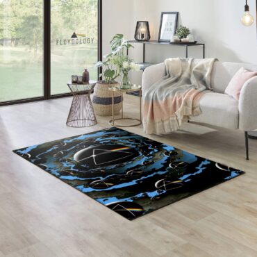 Good bye Blue Sky Dark Side Of the Moon Pink Floyd Rug