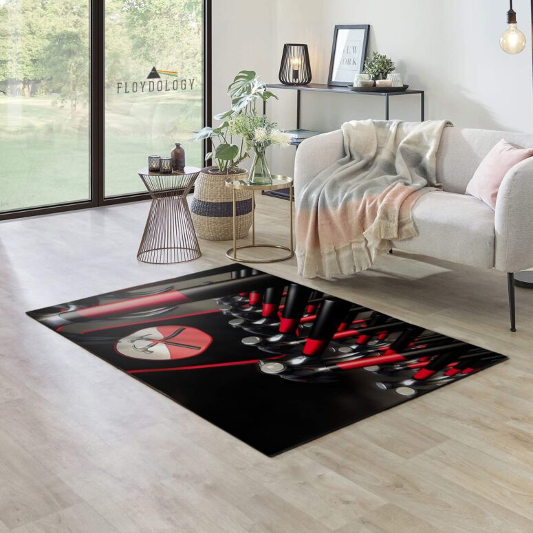 Hammer March Pink Floyd Rug Hammer March Pink Floyd Rug