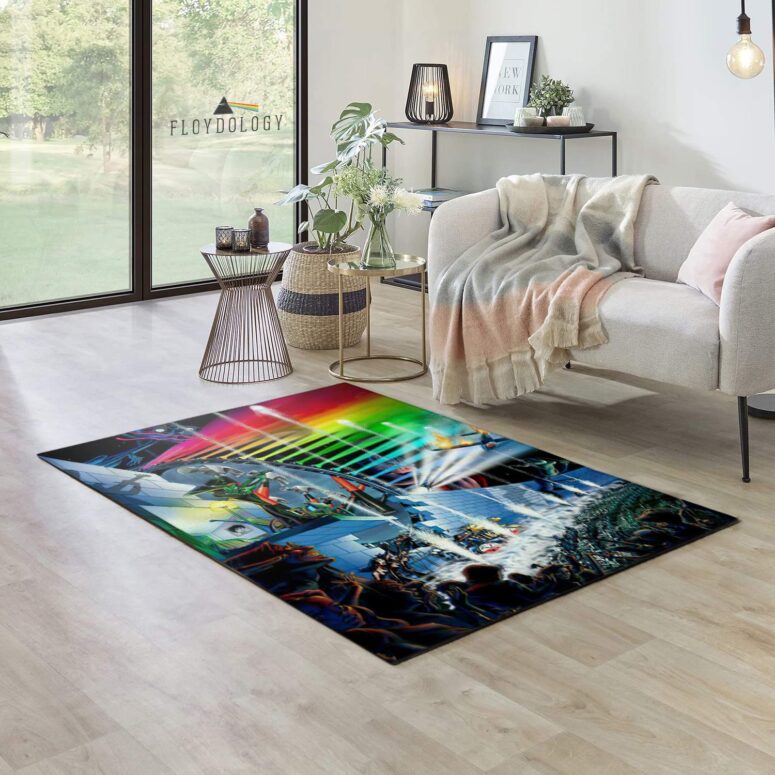 Interestellar Show Pink Floyd Colorful Rug Interestellar Show Pink Floyd Colorful Rug