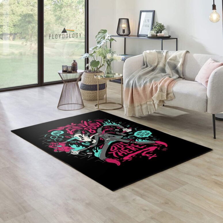 Is there anybody out there Fan Art Pink Floyd Rug