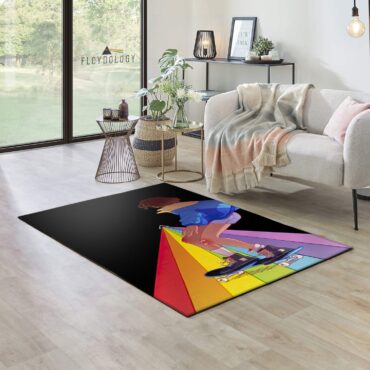 Moving to DSOTM Skate Board Pink Floyd Rug