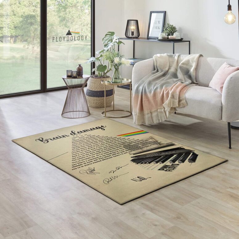 Pink Floyd Brain Damage Lyrics Rug Pink Floyd Brain Damage Lyrics Rug
