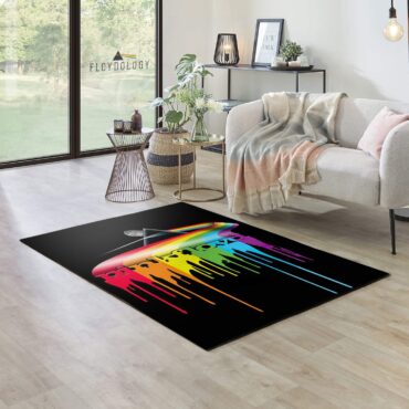 Pink Floyd Dripping Darkside Rug