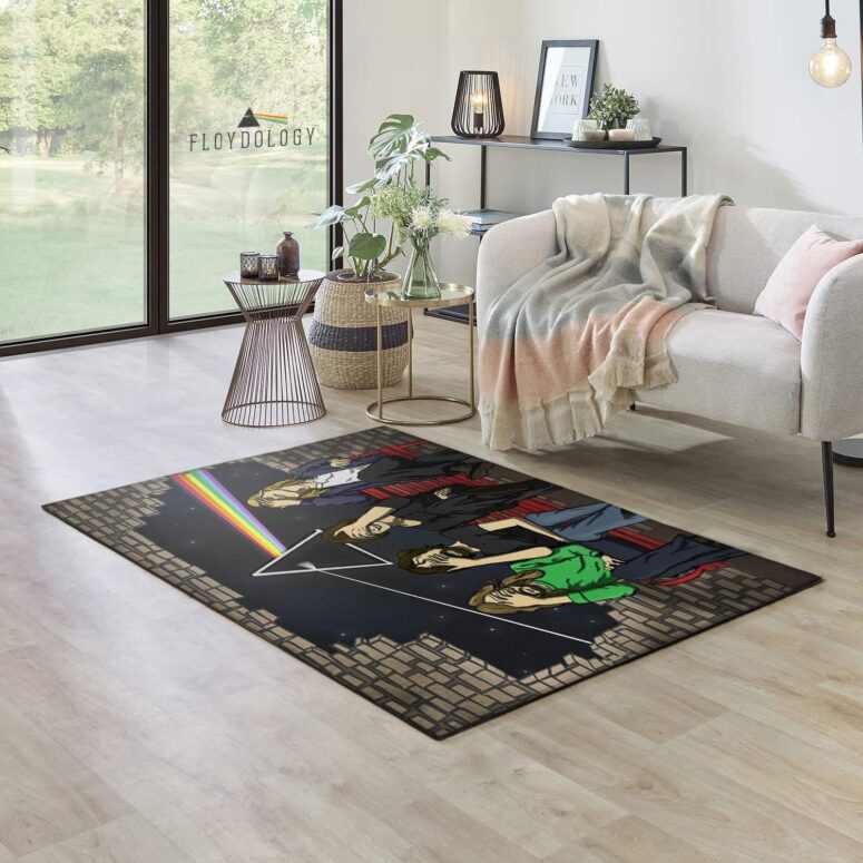 Pink Floyd Facepalm Rug