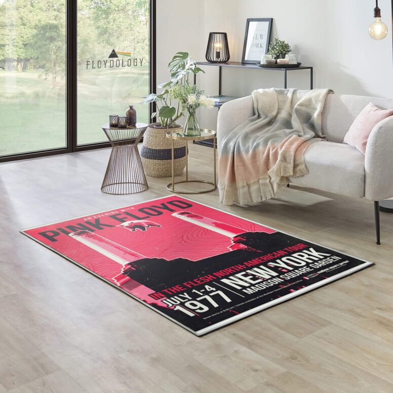 Pink Floyd In The Flesh North American Tour Poster Rug