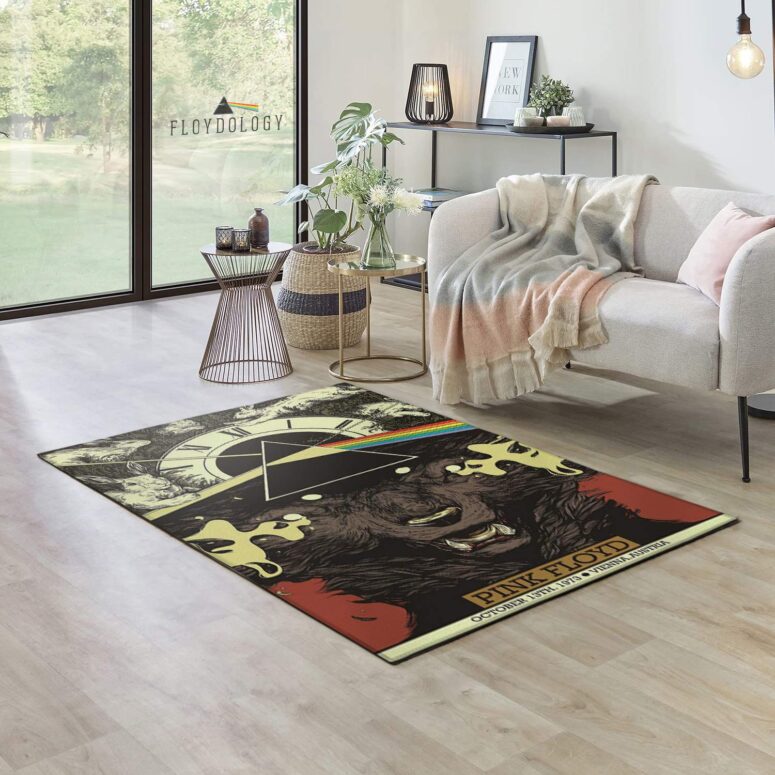 Pink Floyd October 13 1973 Vienna Austria Rug Pink Floyd October 13 1973 Vienna Austria Rug