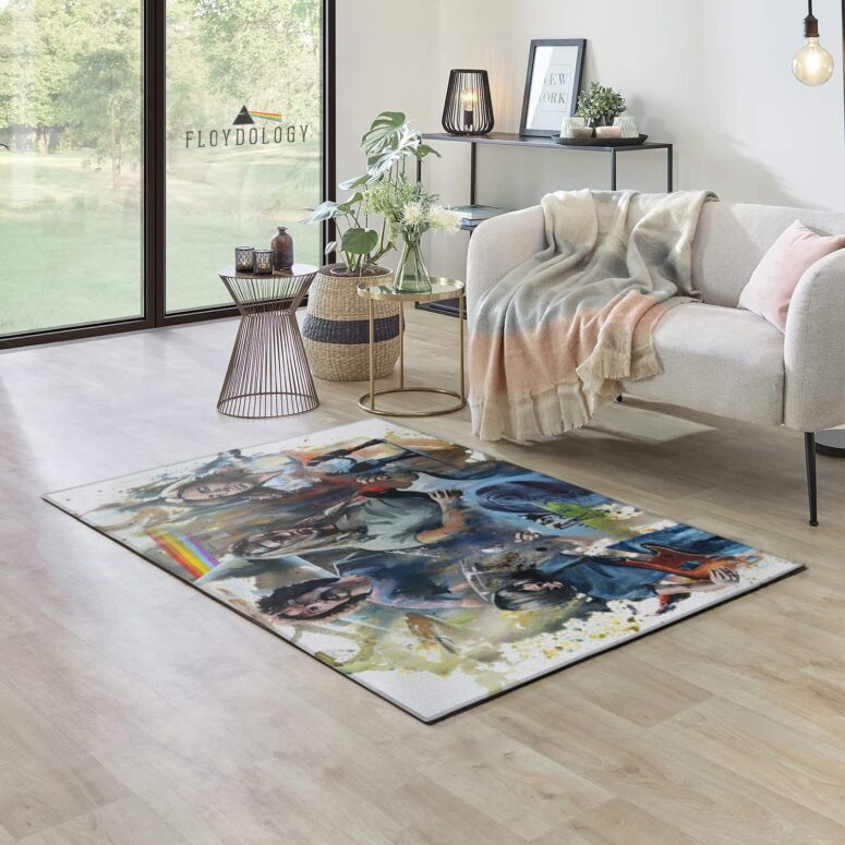 Pink Floyd OilPaint Artwork Limited Edition Rug